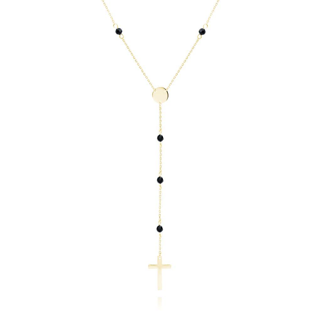 Cross Long Necklace–Gold Plated 1 Τα 5 αγαπημένα μας σχέδια για τον Οκτώβρη - ασήμι 925