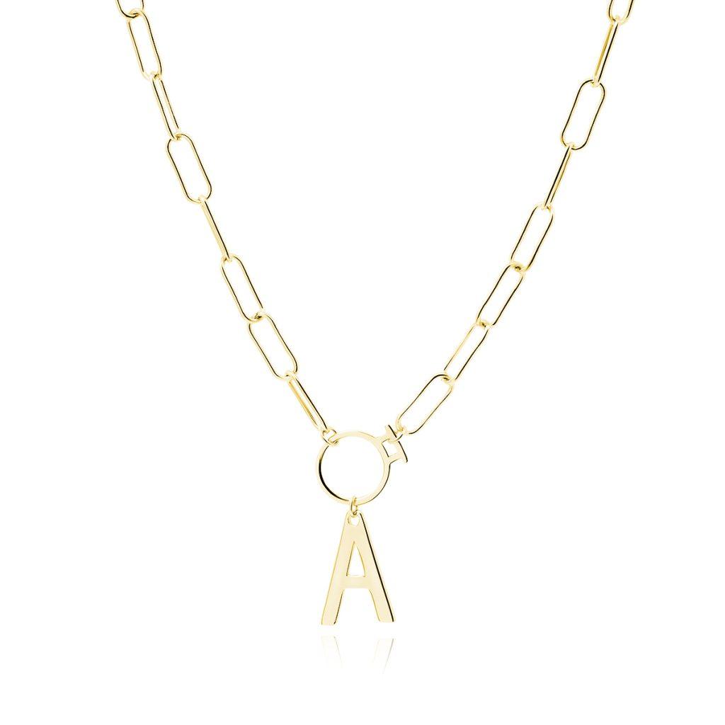 Initial22A22 Necklace–Gold Plated 1 1 Τα 5 αγαπημένα μας σχέδια για τον Οκτώβρη - ασήμι 925