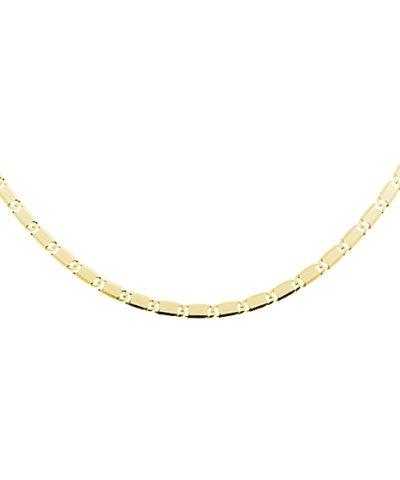 Snail Chain Necklace–Gold Plated Ασημένια Kοσμήματα Cutie Cute - ασήμι 925