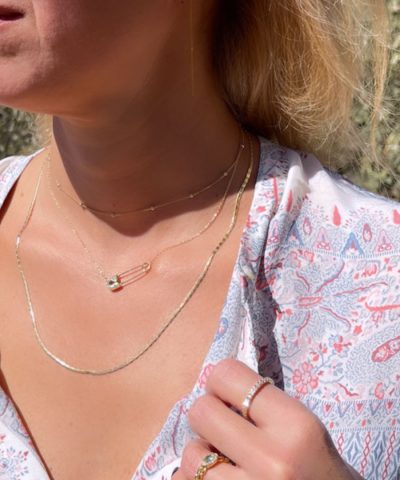snail chain necklace–gold plated 1 Ασημένια Kοσμήματα Cutie Cute - ασήμι 925