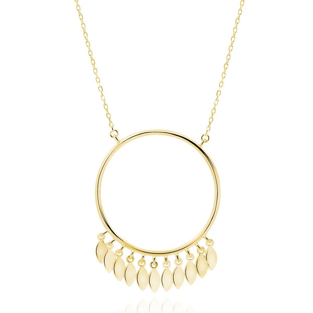 Simple Beauty Necklace–Gold Plated Κολιέ Simple Beauty Κίτρινο Επιχρυσωμένο Ασήμι 925 - ασήμι 925