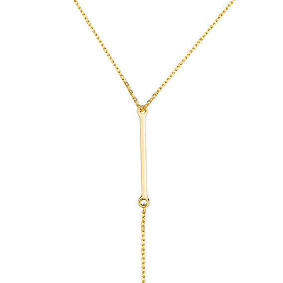 soft touch necklace gold plated Κολιέ Soft Touch Κίτρινο Επιχρυσωμένο Ασήμι 925 - ασήμι 925