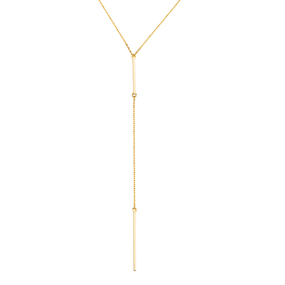 soft touch necklace gold plated1 Κολιέ Soft Touch Κίτρινο Επιχρυσωμένο Ασήμι 925 - ασήμι 925