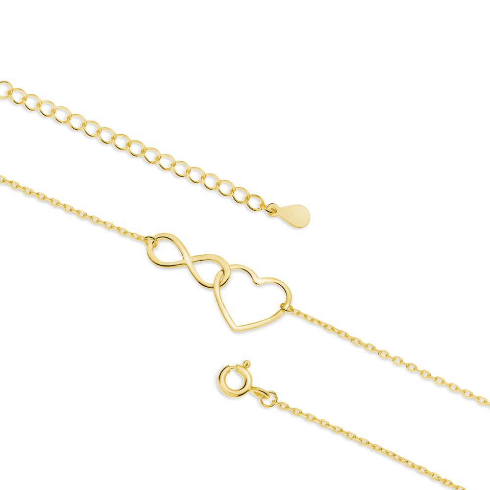 infinity-and-heart-anklet-silver-gold-plated