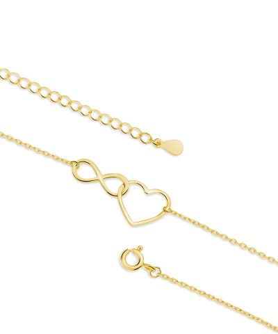 infinity-and-heart-anklet-silver-gold-plated