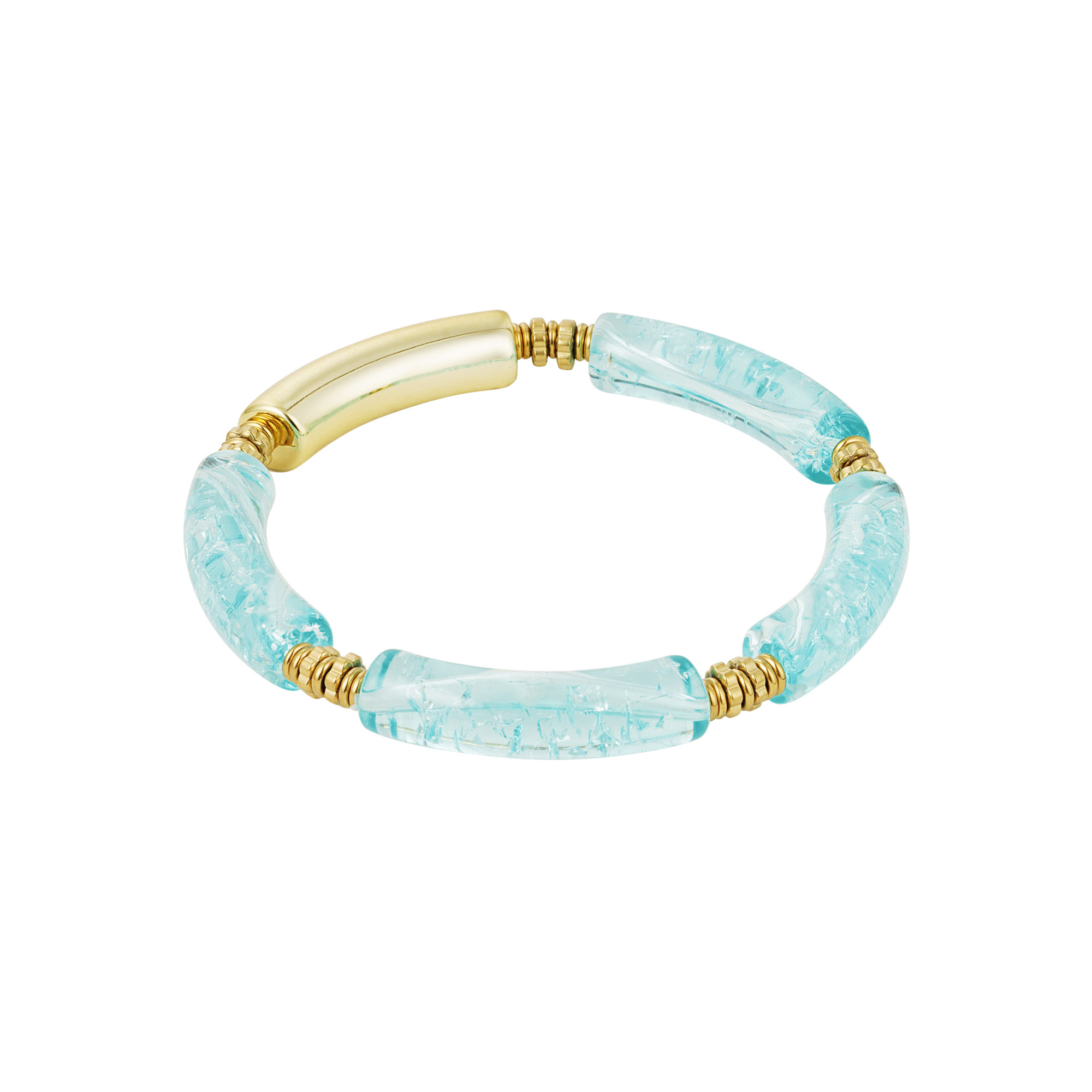 blue-tube-gold-bracelet-acrylic