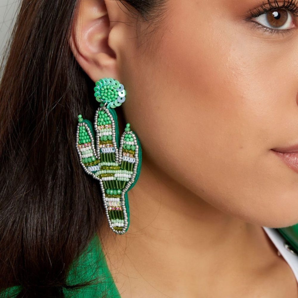 cactus-beaded-earrings-stainless-steel-woman