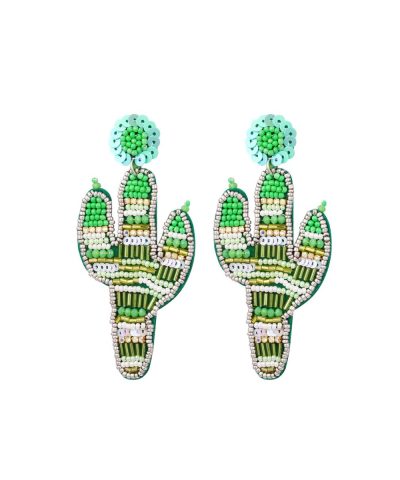 cactus-beaded-earrings-stainless-steel