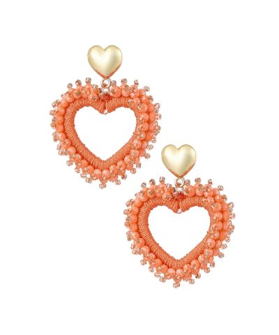 orange-heart-stud-earrings
