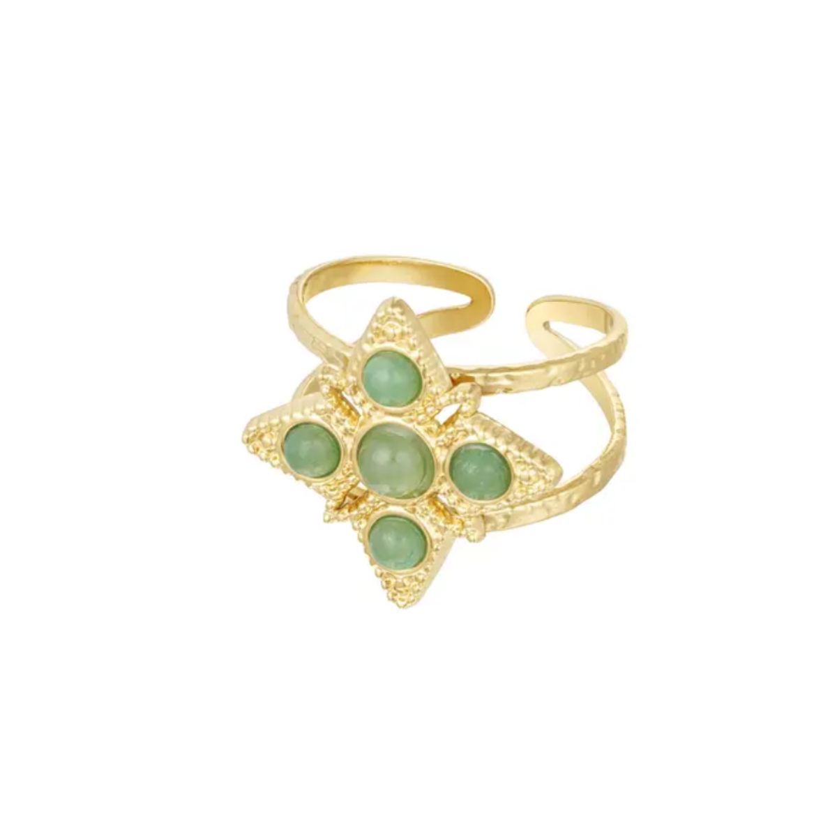 star-ring-with-green-stones-stainless-steel